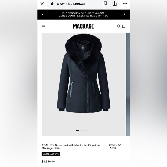 Mackage jacket - Picture 5 of 14